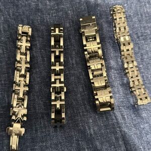Russell Simmons men’s bracelet lot of 4